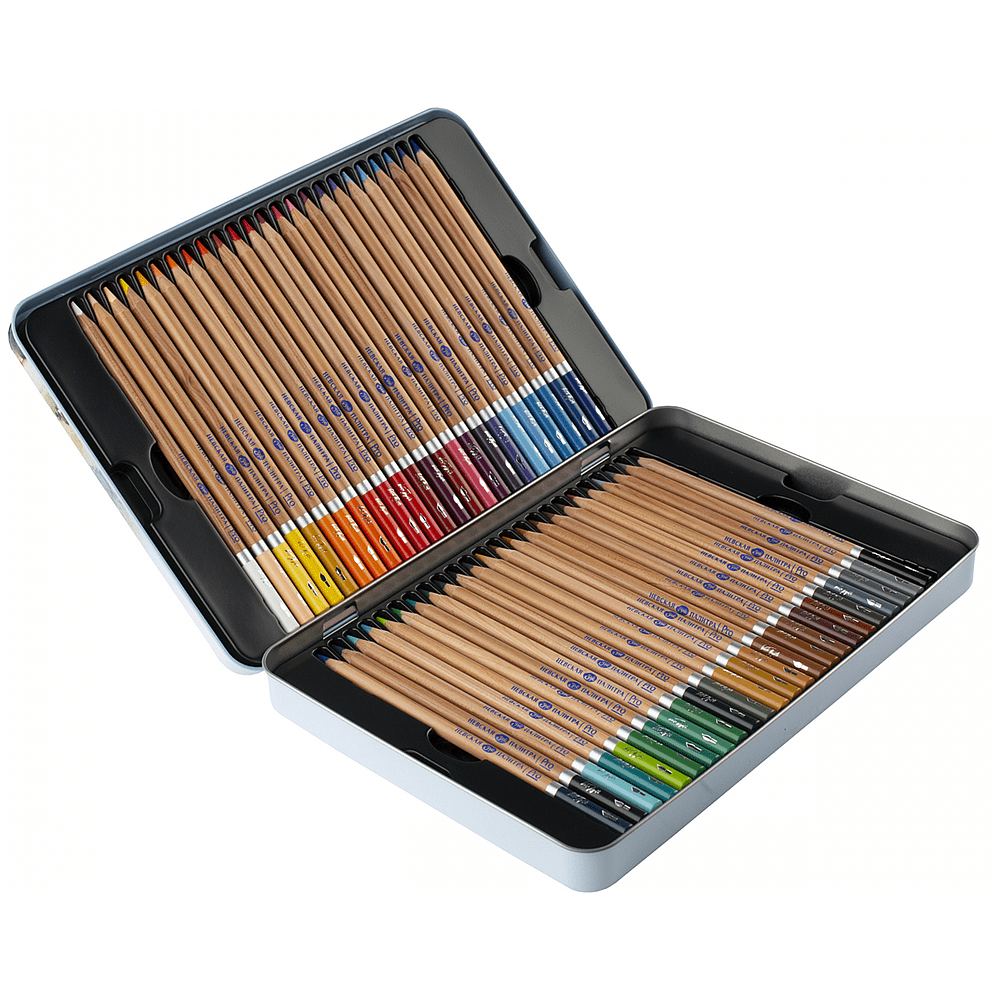 Карандаш акварельный "Белые ночи", набор 48 цветов, жестяной пенал - 4