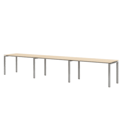 Коллекция Титан Бенч-система на 3 рабочих места ТН312ТР-3х1+ТН312К-22, 3600х700х742