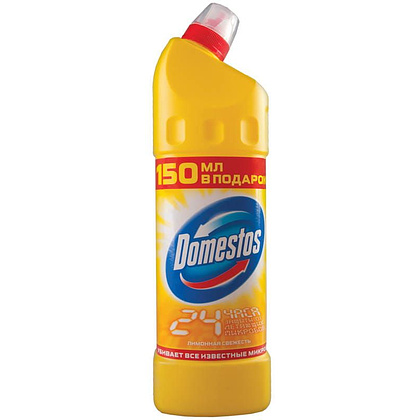 Средство чистящее для туалета "Domestos", 500 мл, лимонная свежесть