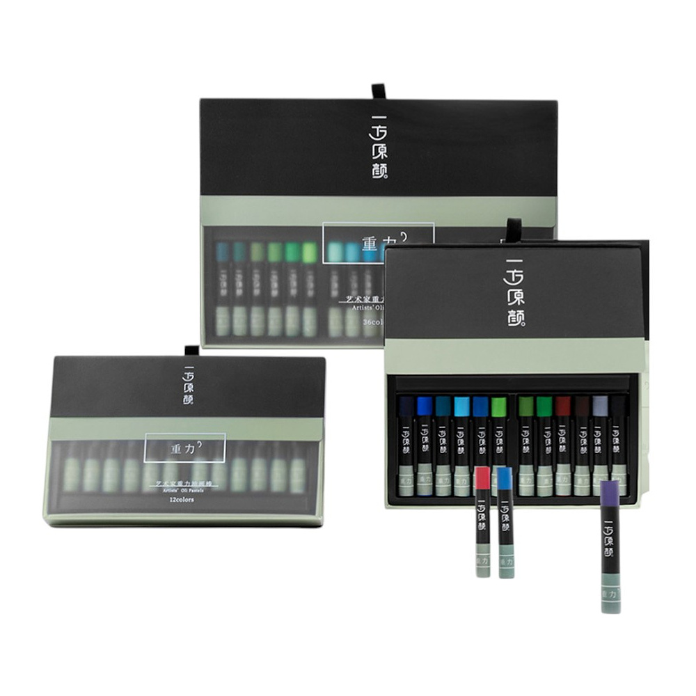 Пастель масляная Himi "Original paint", 12 цветов