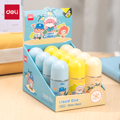 Клей бумажный Deli "Liquid Glue 7301А", 35 мл - 3