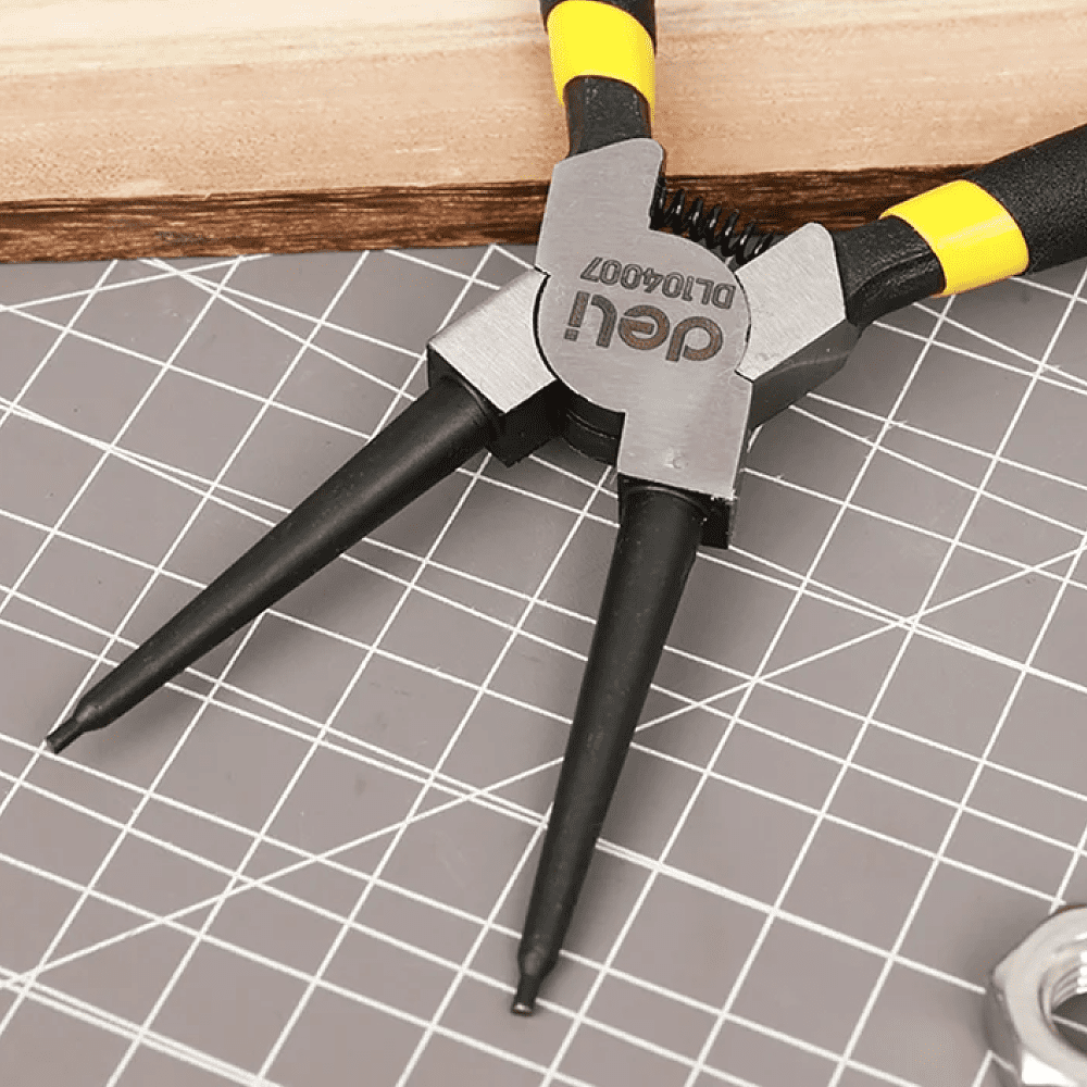 Съемник стопорных колец Deli YS EDL104007, 180 мм, прямые - 5