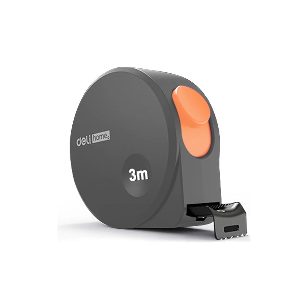 Рулетка Deli HS HT8316C, 3м х 16 мм, Soft Touch, оранжевый