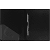 Папка-скоросшиватель А-611 "Стандарт" с карманом, пластик, черный - 3