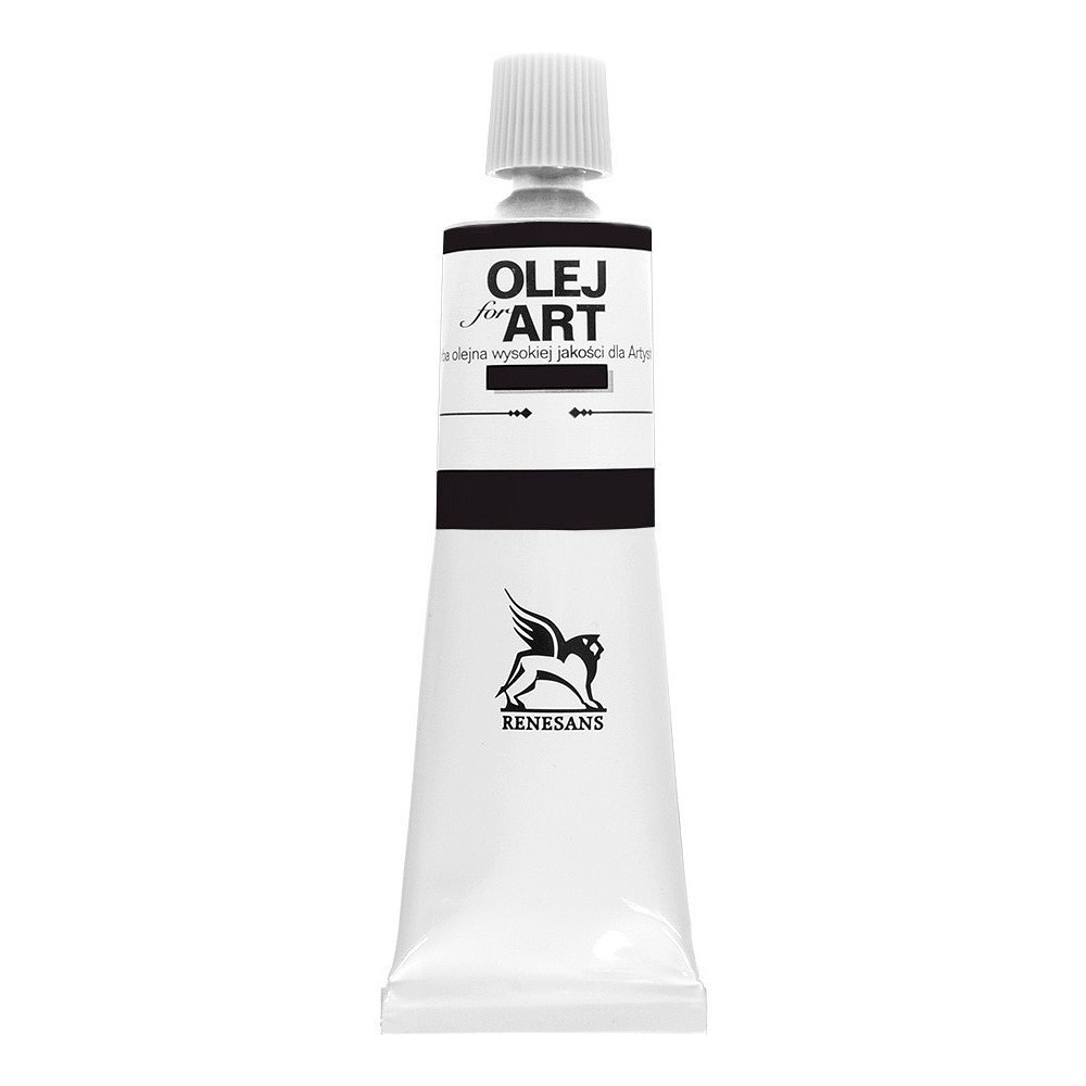 Краски масляные Renesans "Oils for art", 50 винный черный, 60 мл, туба