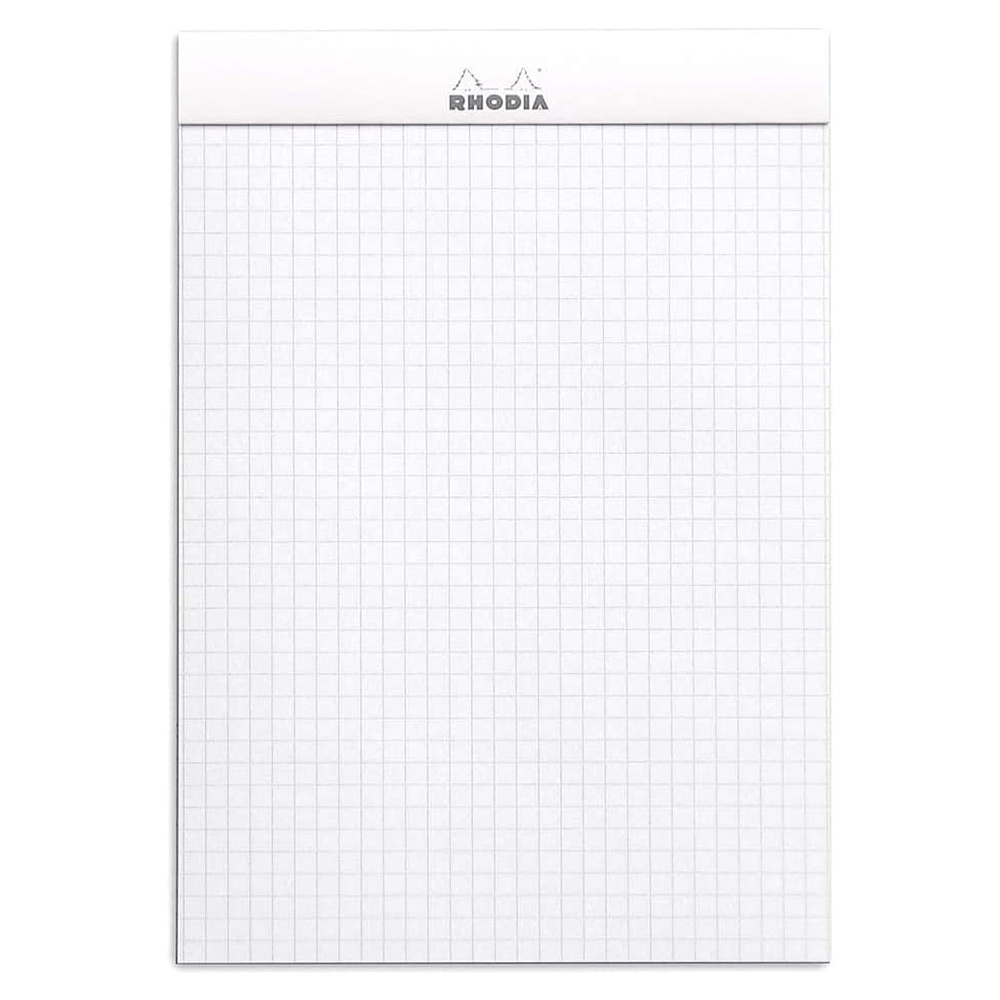 Блокнот "Rhodia", А5, 80 листов, клетка, белый - 2