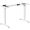 Стол с электроприводом WellDesk Prime 1300x675х18 белый/дуб термо черно-коричневый (9191462+9178193) - 5
