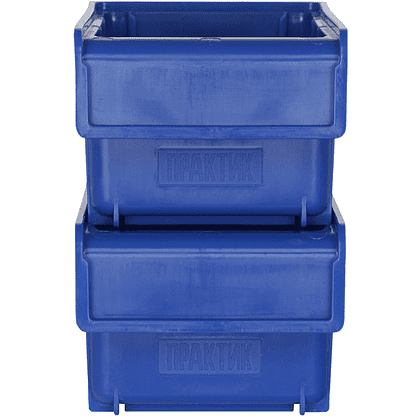 Ящик пластиковый "Практик", 170x105x80 мм, синий - 4