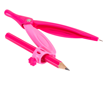 Циркуль "Deli EG20102", с карандашом, футляр, ассорти - 2