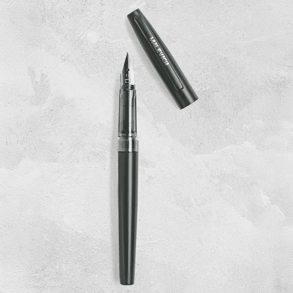 Ручка перьевая EF "Малевичъ", металл, с конвертером, мокрый асфальт - 2