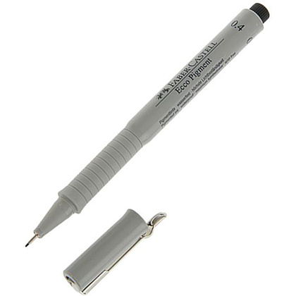 Ручка-лайнер "Ecco Pigment", 0.4 мм, черный