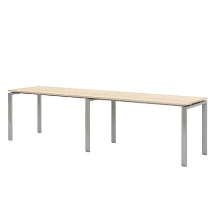 Коллекция Титан Бенч-система линейная на 2 рабочих места ТН312ТР-2х1+ТН312К-22, 2400х700х742