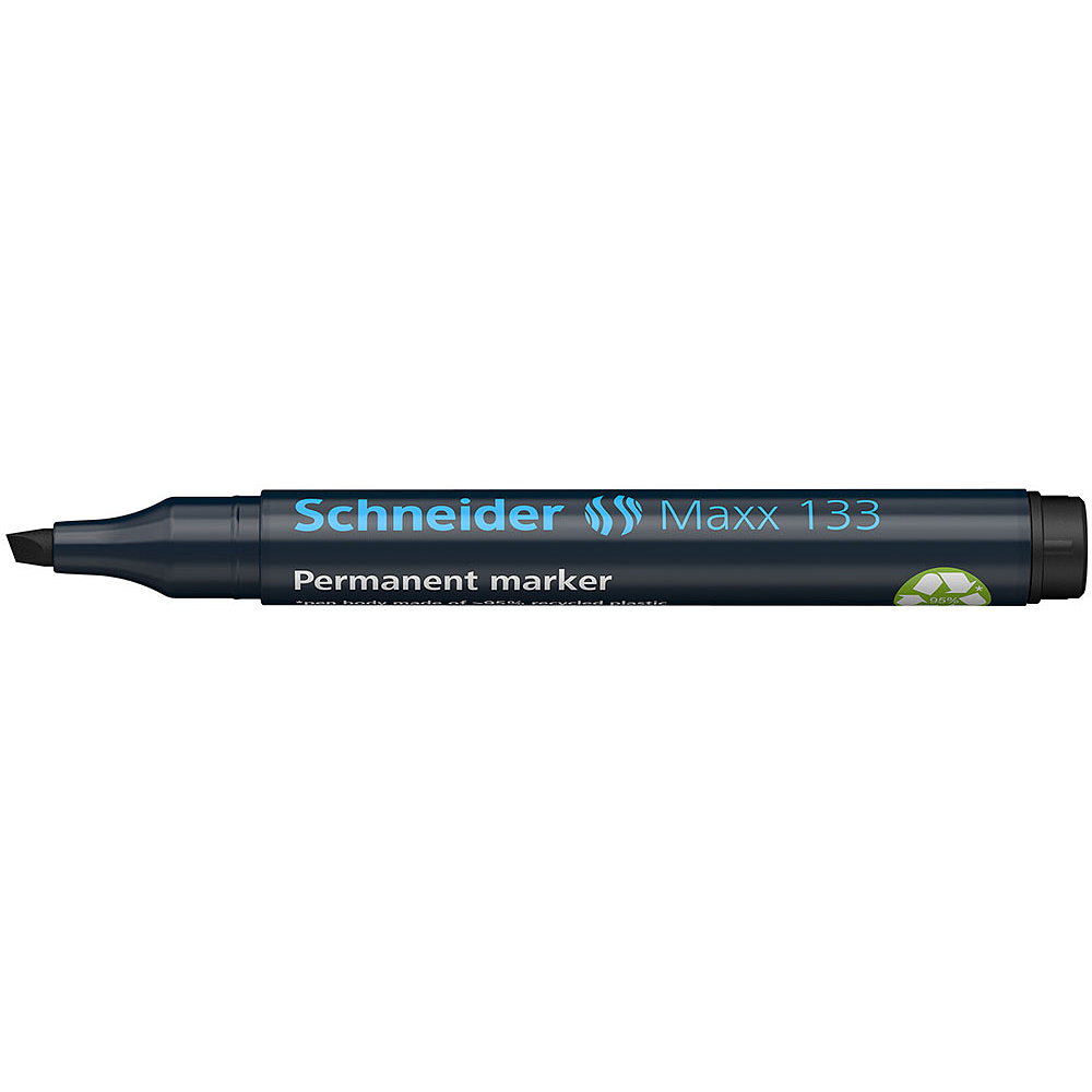 Маркер перманентный "Schneider Maxx 133", черный - 5