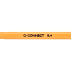 Ручка шариковая "Q-Connect", 0.4 мм, желтый, синий, стерж. синий - 4