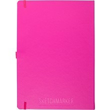 Скетчбук "Sketchmarker", 21x29,7 см, 140 г/м2, 80 листов, фуксия 
