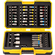 Отвертка Deli YS DL250039, с битами, 39 предметов, кейс, черный, желтый