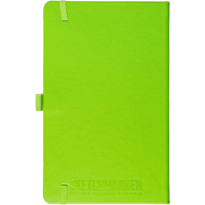 Скетчбук "Sketchmarker", 9x14 см, 140 г/м2, 80 листов, зеленый луг - 7