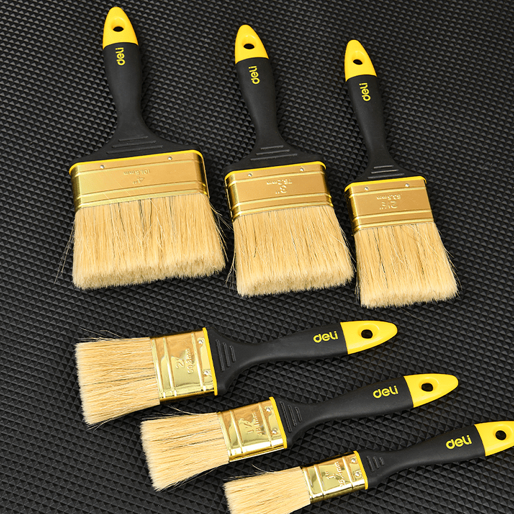 Кисть малярная Deli YS EDL509144, плоская, 2.5"- 63 мм, смешанная щетина - 5