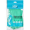 Перчатки латексные HQ Profiline, р-р XL, с х/б покрытием, зеленый - 3