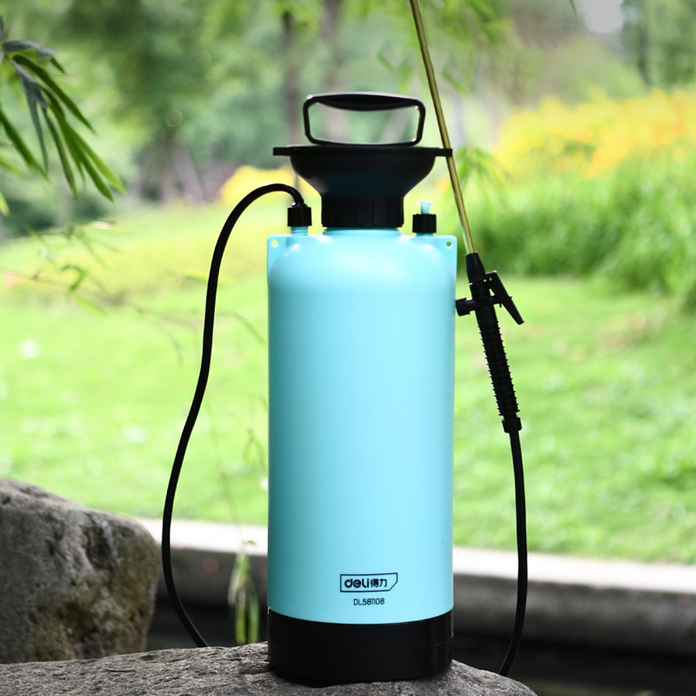Опрыскиватель Deli GS EDL581108-E1, помповый, голубой, черный - 5