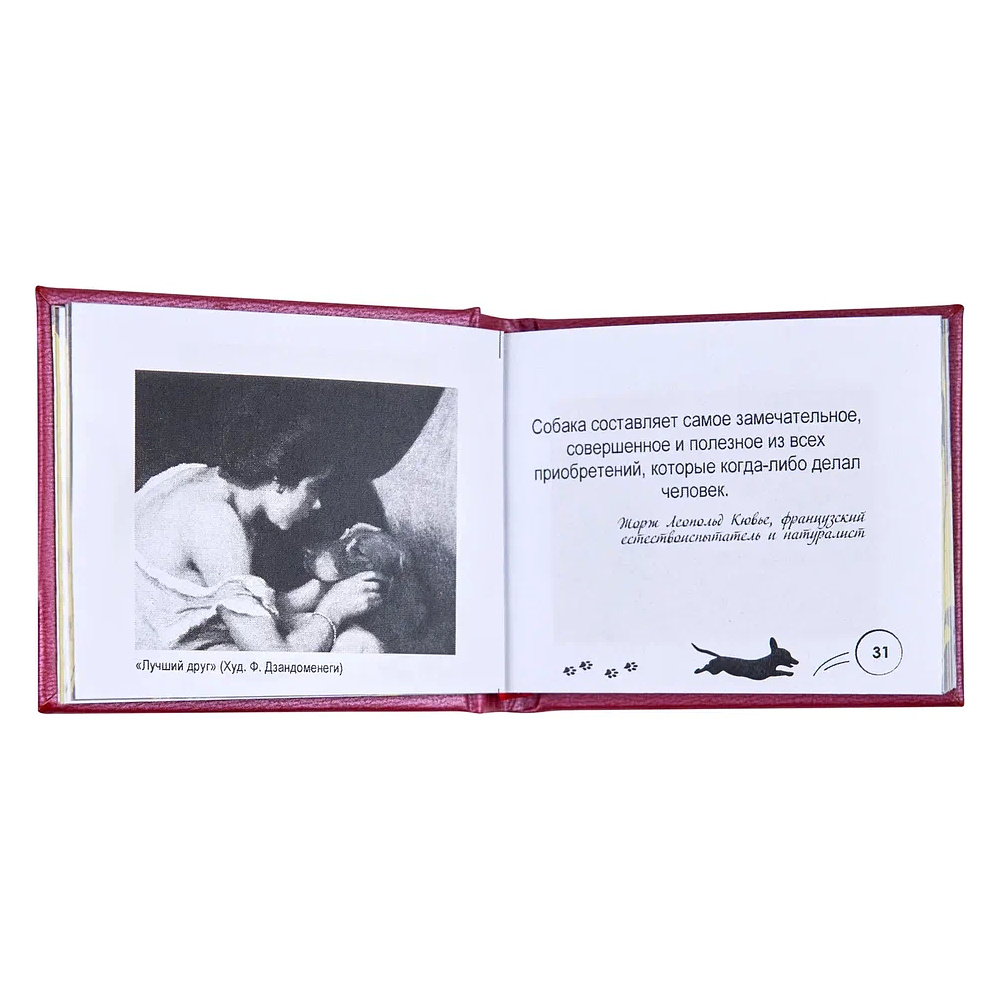 Книга-мини "Собака улыбается хвостом", 67х59 мм, ассорти - 10