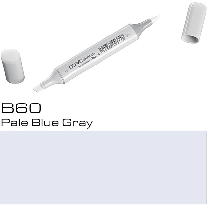 Маркер перманентный "Copic Sketch", B-60 бледный сине-серый