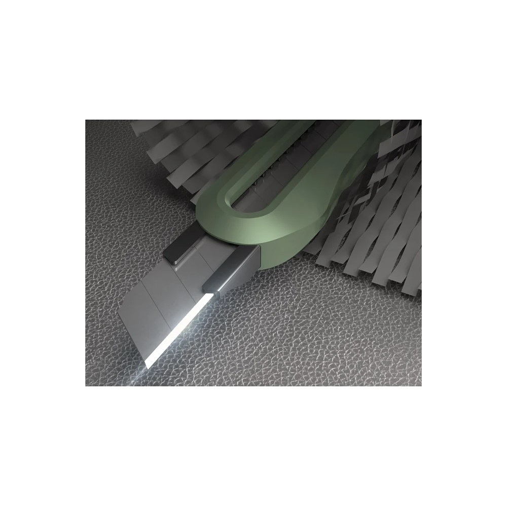 Нож для бумаги "Deli Home", 9 мм, зелёный - 5