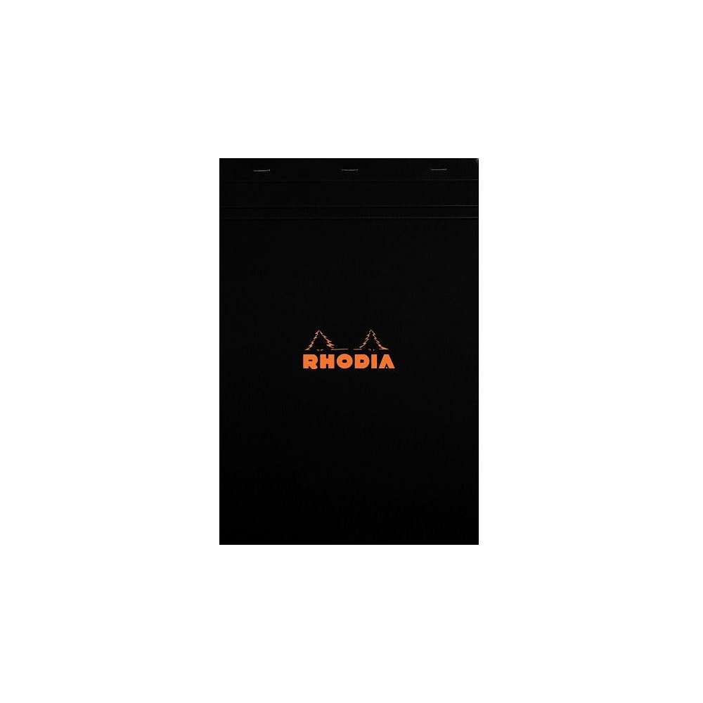 Блокнот "Rhodia", A4, 80 листов, клетка, черный