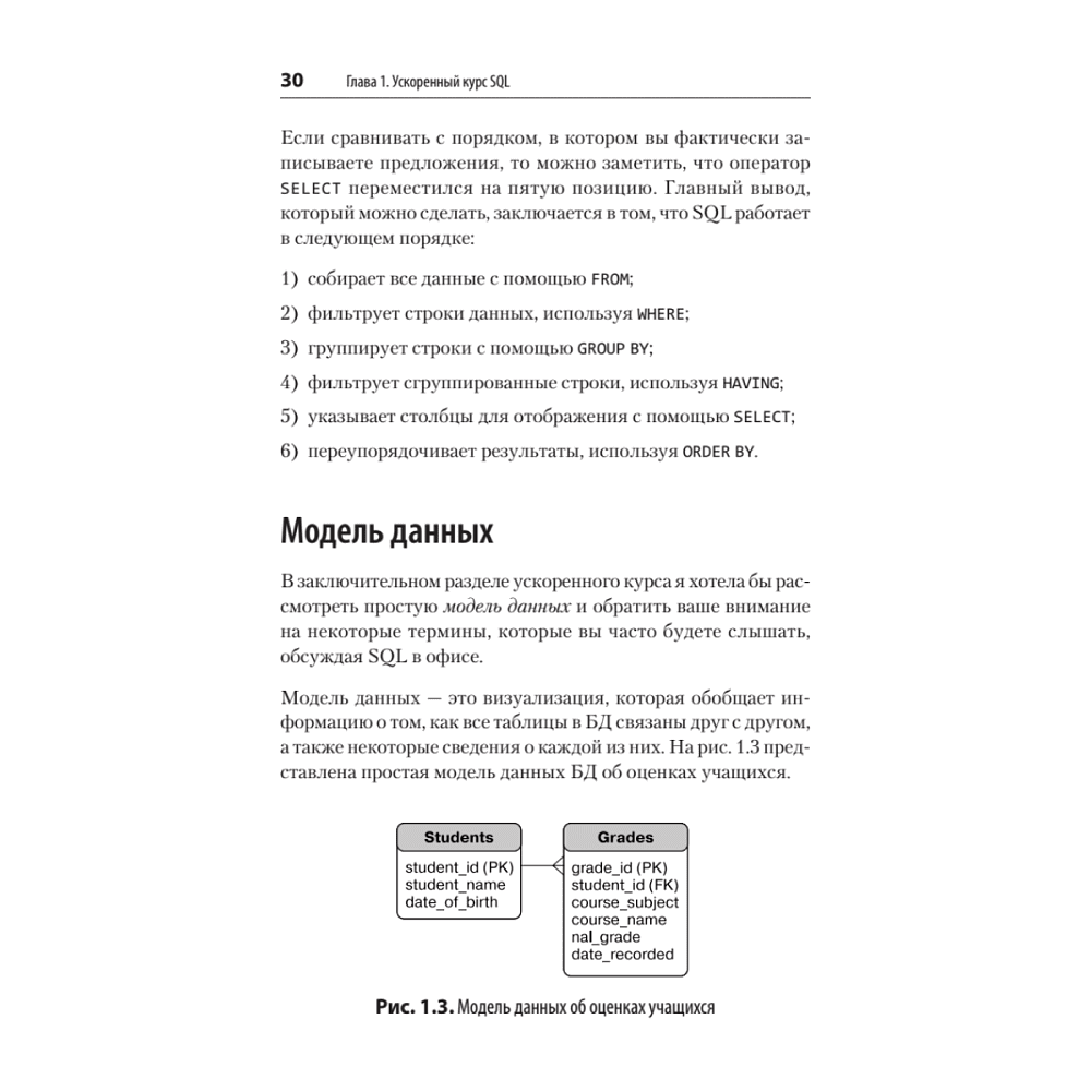 Книга "SQL. Pocket guide, 4-е изд.", Элис Жао - 18