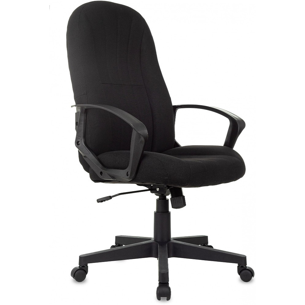 Кресло для руководителя "Бюрократ T-898", ткань, пластик, черный
