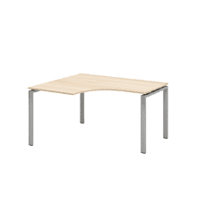 Коллекция Титан Стол угловой правый ТНУ316ТР П+ТНУ316К П-22_ПР, 1600х1200х742, с пропуском