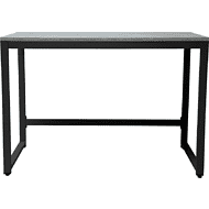 Стол письменный ALLERD RION, черный муар, Бетон