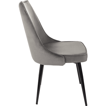 Стул Бюрократ "CH-K4_2", ткань, темно-серый, металл,  комплект 2 штуки - 5