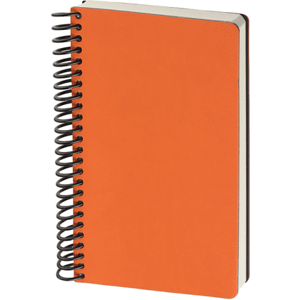 Ежедневник недатированный "Agenda", А5, на спирали, оранжевый - 2