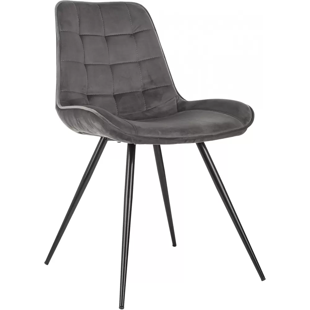 Стул Бюрократ "CH-K2", ткань, темно-серый, металл