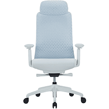Кресло для руководителя SitZone CH-531A-BS, ткань, пластик, белый, -30%