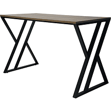 Стол письменный ALLERD GEON, черный муар, Дуб Нокс