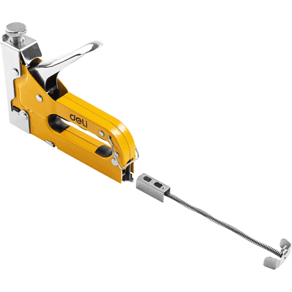 Набор механический степлер и скоборасшиватель Deli YS EDL238105, 3-в-1+ комплект скоб, кейс - 15