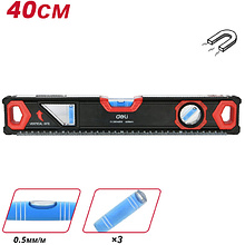 Уровень строительный Deli EDL290400K, 400 мм