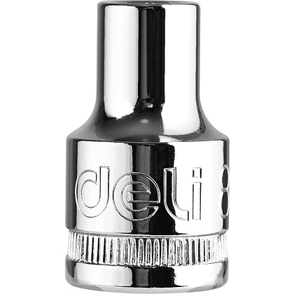 Головка торцевая шестигранная Deli YS EDQ4008 1/2", 8 мм, серебристый