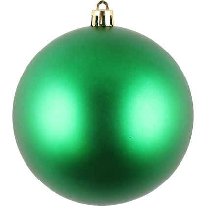 Шар елочный "Матовый", 10 см, пластик, зеленый, 3 шт/уп. - 2