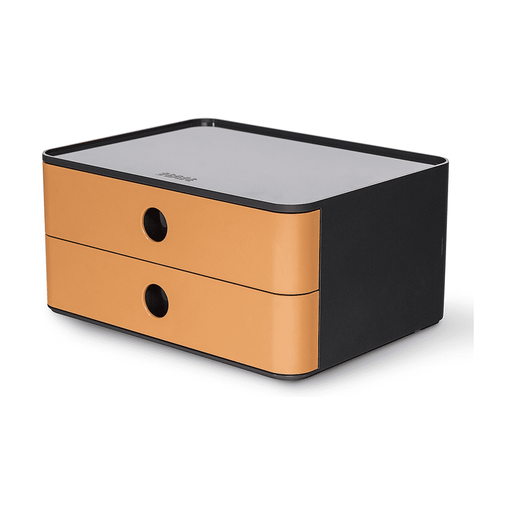 Блок из 2-х лотков закрытый "Allison", карамельный, черный