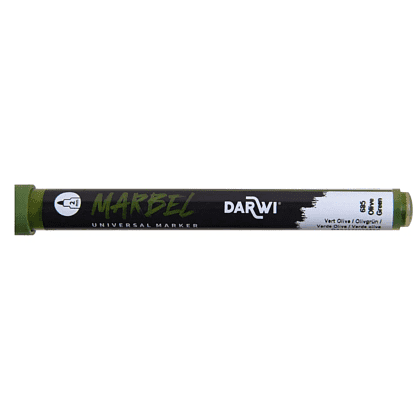 Маркер акриловый "Darwi.Marbel" 685, оливковый зеленый - 3