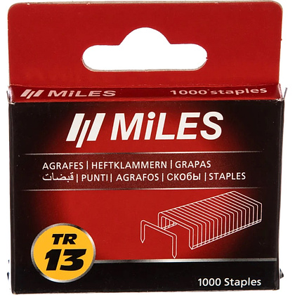 Скоба Miles TR-13, 8 мм, 1000 шт  - 4
