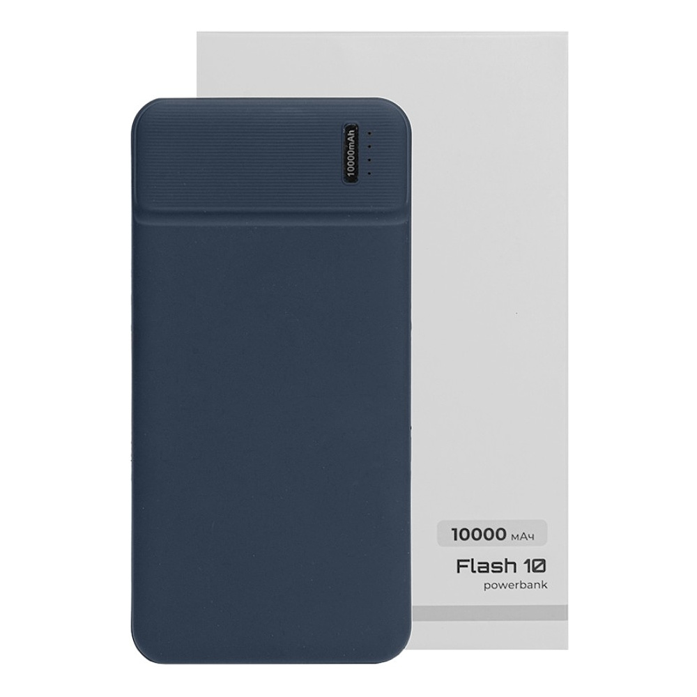 Внешний аккумулятор Power Bank "Flash 10", 10000 mAh, синий - 7