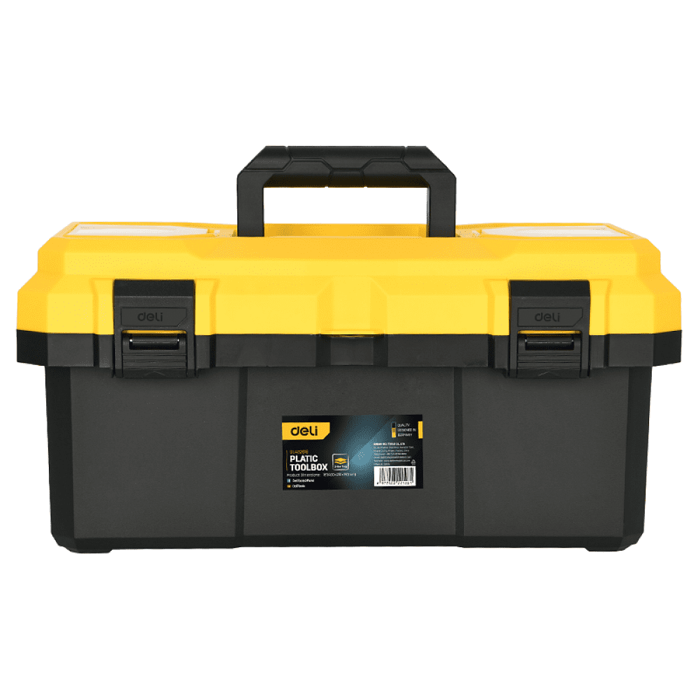 Ящик для инструмента Deli "EDL432618", 400х210х190 мм, пластмасса