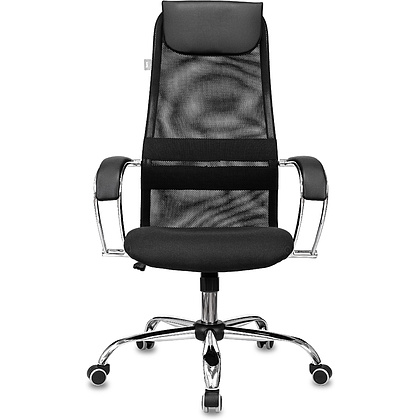 Кресло руководителя "Бюрократ CH-607SL TW-01 Neo Black", сетчатая ткань, хром, черный - 2