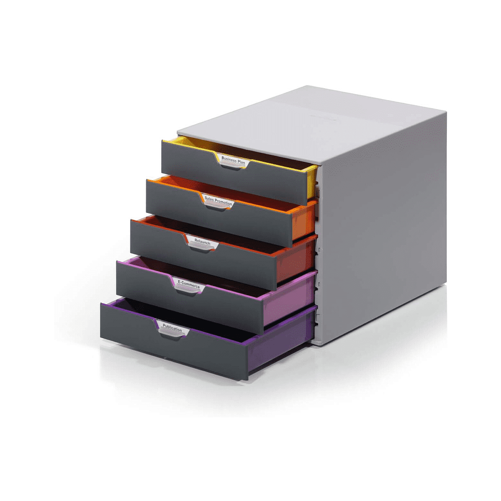 Блок из 5 лотков закрытый "Varicolor", 292x280x356 мм, 5 лотков - 6