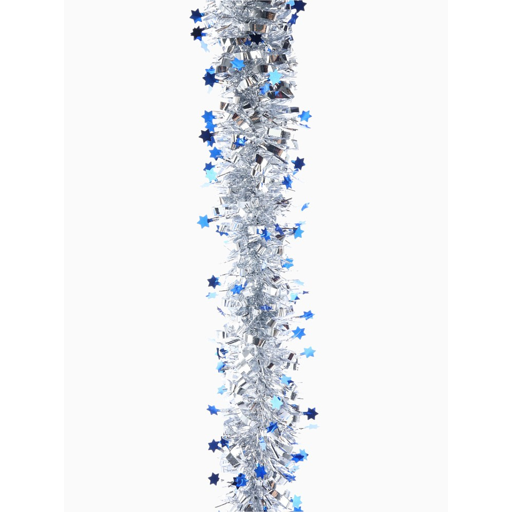 Гирлянда-мишура "Глянец звёзды", d7 см х 2 м, ассорти - 5