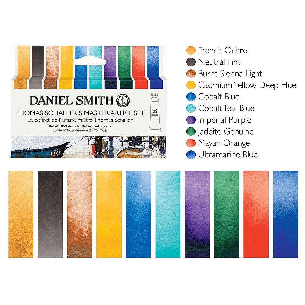 Набор акварели Daniel Smith "Tomas Shaller's Master Artist Set", 10 цветов, тубы - 2